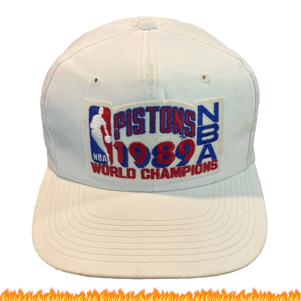 Vintage 1989 Detroit Pistons Champs Sports Specialties Snapback Hat